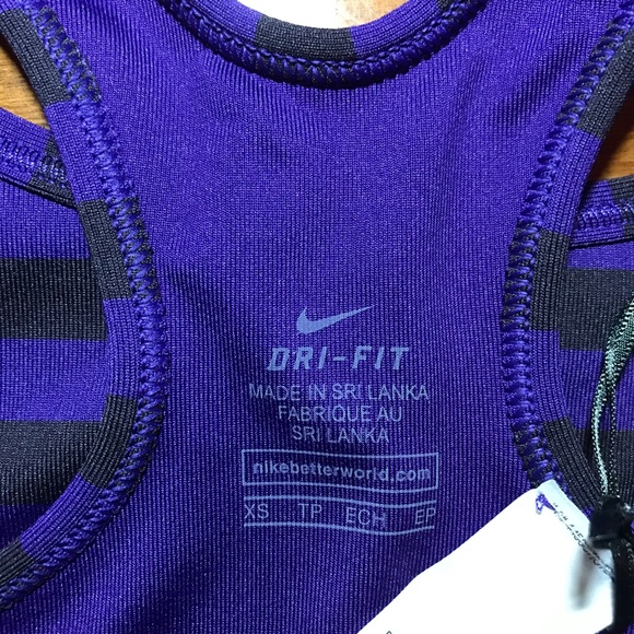 NIKE PRO CLASSIC STRIPE MEZZO BRA NWT SIZE: XS - Picture 5 of 6